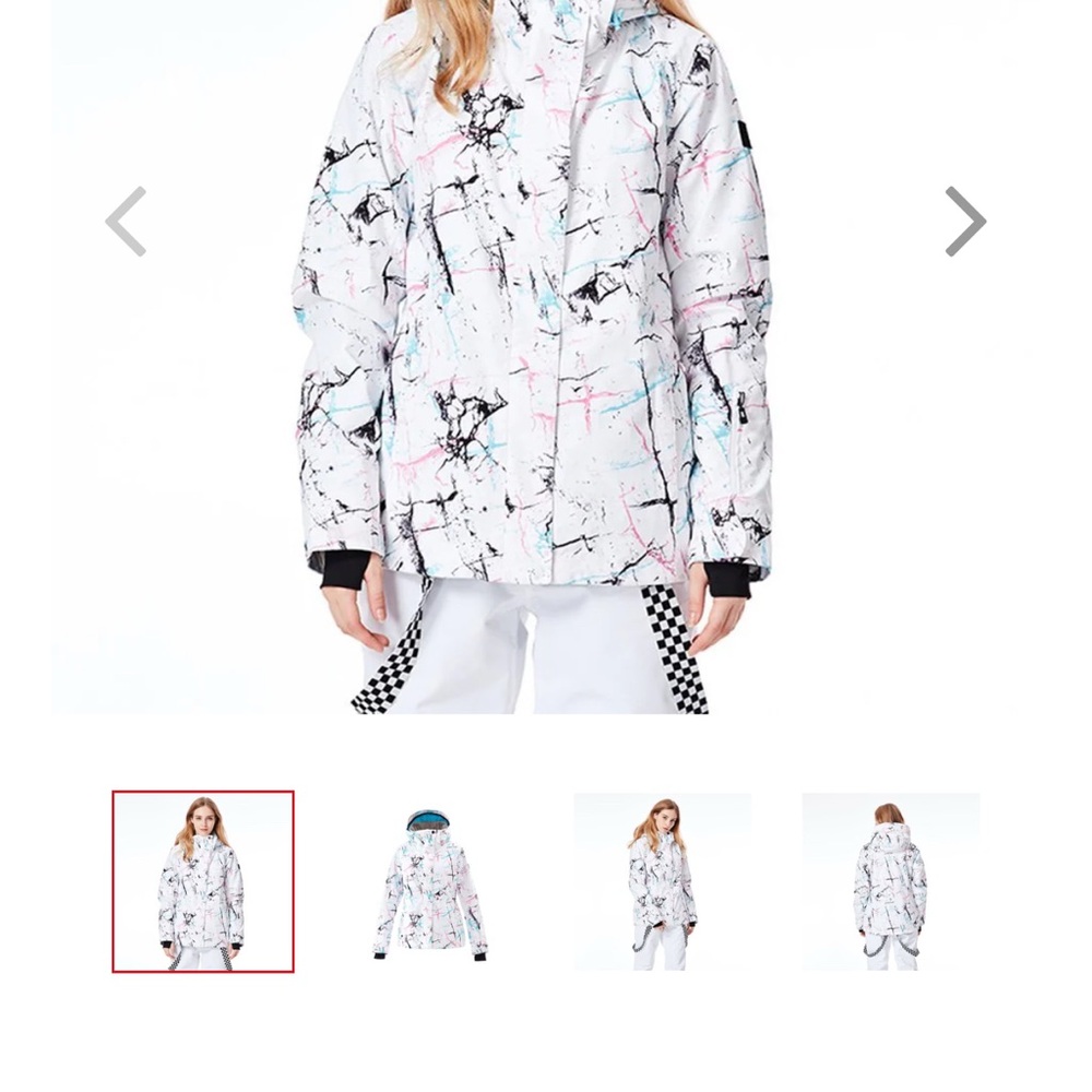 Women's Snow Print Ski Jacket
